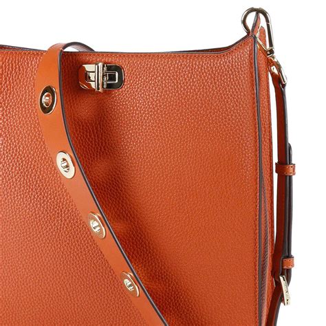 michael kors orange crossbody purse